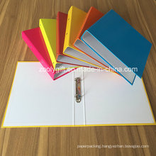 Assorted Color A4 2 Ring Binder Paper File Folders